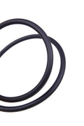 Italian Black Round Rubber Cord 1,5 mm — Sold by the Meter
